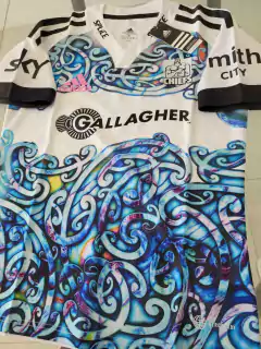 Camiseta Adidas Rugby Chief Blanca y Celeste 2023 2024 - comprar online