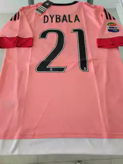 Camiseta Adidas Juventus Retro Rosa Dybala 21 2015