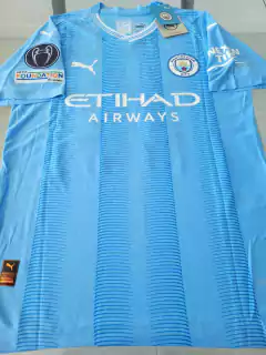 Camiseta Puma Manchester City Authentic Titular #19 Julian Alvarez 2023 2024 Match - comprar online