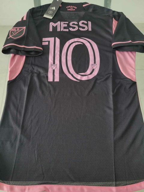 Camiseta Adidas Inter Miami HeatRdy Negra #10 Messi 2023 2024 Match