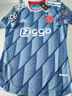 Camiseta adidas Ajax HeatRdy Celeste 2020 2021 UCL - comprar online