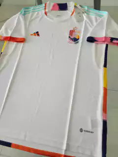 Camiseta Adidas Belgica Suplente Blanca 2022 2023 Qatar - comprar online