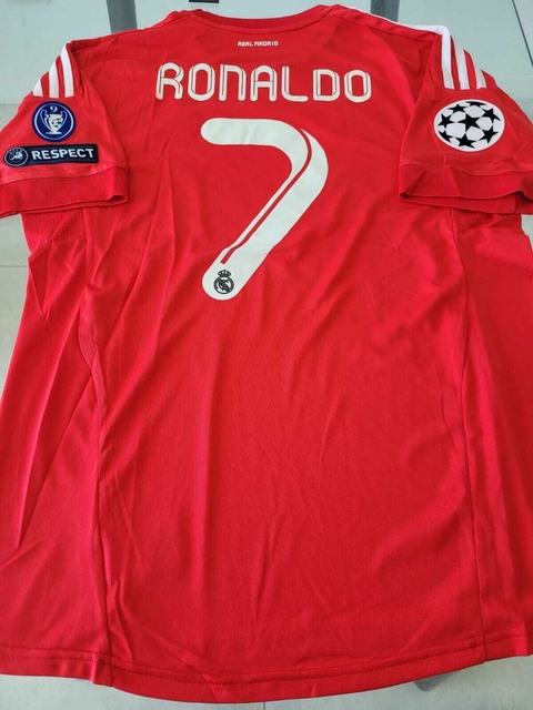 Camiseta adidas Retro Real Madrid Roja Ronaldo 7 2011 2012