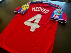 Imagen de Camiseta Puma Retro Republica Checa Suplente Roja Nedved 4 1996