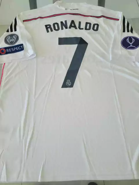 Camiseta adidas Retro Real Madrid Titular Ronaldo #7 2014 2015 - comprar online