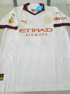 Camiseta Puma Manchester City Suplente Blanca Haaland 9 2023 2024 - comprar online