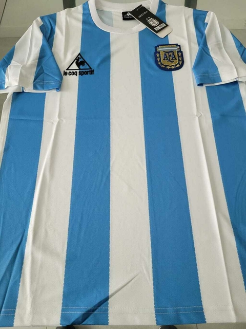 Camiseta LeCoqSportif Retro Argentina Titular 1986 #SALE