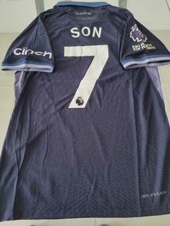 Camiseta NIke Tottenham Vaporknit Suplente Azul Son 7 2023 2024 Match