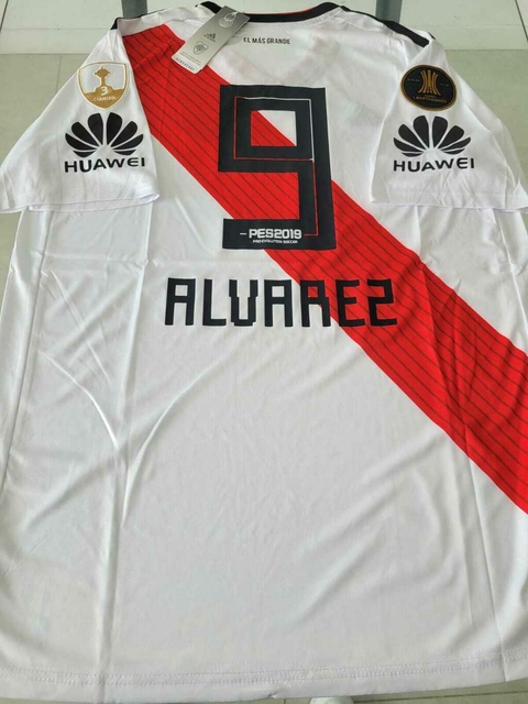 Camiseta adidas Retro River Titular Julian Alvarez 9 2018 MatchDay Vs Boca #RODAINDUMENTARIA