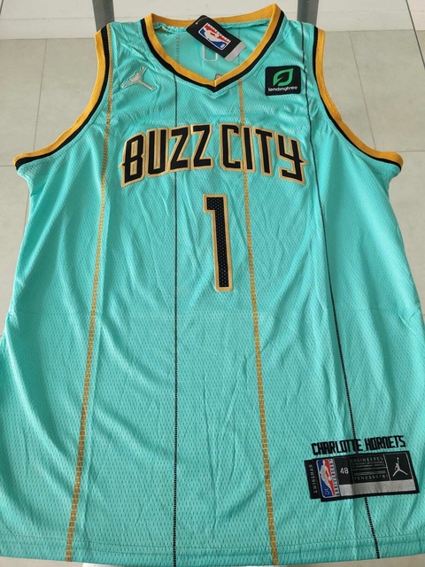 Musculosa Nike Jordan Buzz City Celeste Ball #1