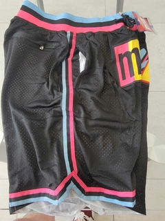 Short NBA Miami Heats Negro y Rosa Con Bolsillos Basquet en internet