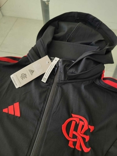 Campera Adidas Flamengo Entrenamiento 2023 2024 Capucha - tienda online