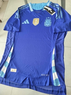Camiseta adidas Argentina HeatRdy Azul Parche Campeon 2024 2025 3 Estrellas Match - comprar online