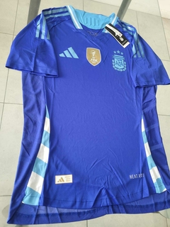 Camiseta adidas Argentina HeatRdy Azul Parche Campeon 2024 2025 3 Estrellas Match en internet