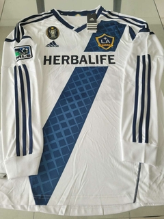 Camiseta Adidas Los Angeles Galaxy Manga Larga Retro Beckham #23 2011 2012