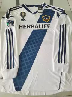 Camiseta Adidas Los Angeles Galaxy Manga Larga Retro Beckham #23 2011 2012