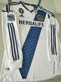 Camiseta Adidas Los Angeles Galaxy Manga Larga Retro Beckham #23 2011 2012 en internet