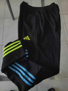 Pantalon Chupin Adidas Arsenal Negro y Fluor 2023 2024 Entrenamiento en internet