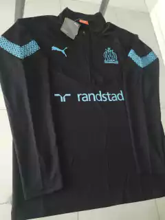 Buzo Puma Olympique Marsella Negro Entrenamiento 2023 2024 en internet