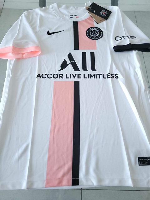 Camiseta Nike Jordan PSG Suplente Blanca 2021 2022 #SALE