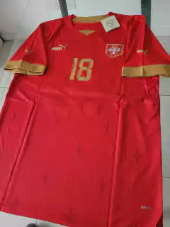 Camiseta Puma Serbia Titular Vlahovic 18 2022 2023 Qatar en internet