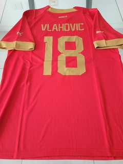 Camiseta Puma Serbia Titular Vlahovic 18 2022 2023 Qatar