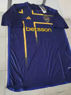 Camiseta Adidas Boca Azul Suplente Tercera 2023 2024 Homenaje Suecia en internet