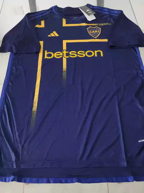 Camiseta Adidas Boca Azul Suplente Tercera 2023 2024 Homenaje Suecia