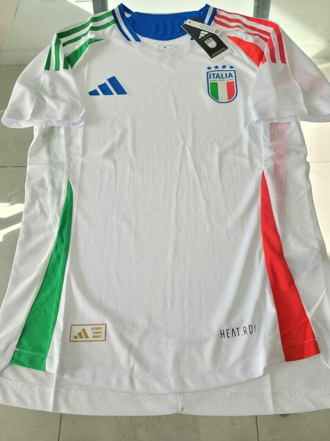 Camiseta Adidas HeatRdy Italia Suplente Blanca 2024 2025 Match
