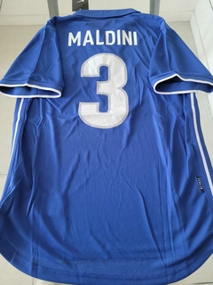 Camiseta Nike Retro Italia Titular Maldini 3 1998 - Roda Indumentaria