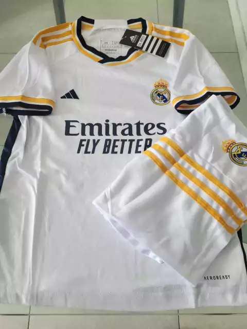 Kit Niño Camiseta + Short Real Madrid Titular 2023 2024