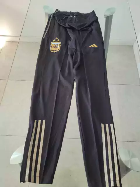 Pantalon Entrenamiento Adidas Argentina Negro 3 Estrellas 2023 2024 Entrenamiento