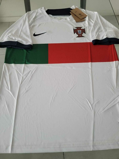 Camiseta Nike Portugal Suplente Blanca 2022 2023 Qatar #SALE