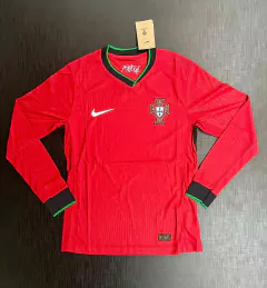 Camiseta Nike Vaporknit Portugal Manga Larga Titular 2024 2025 Match