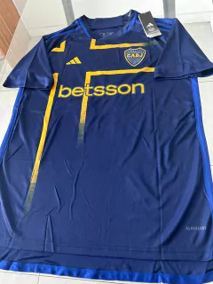 Camiseta Adidas Boca Azul Suplente Tercera Advincula 17 2023 2024 Homenaje Bandera Suecia en internet