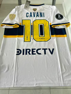 Camiseta Adidas Boca Suplente Blanca Cavani 10 2022 2023