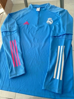 Buzo Adidas Real Madrid Celeste Entrenamiento 2020 2021 #RODAINDUMENTARIA - comprar online