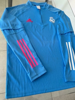 Buzo Adidas Real Madrid Celeste Entrenamiento 2020 2021 #RODAINDUMENTARIA en internet