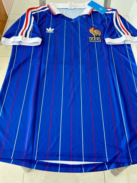 Camiseta adidas Retro Francia Titular 1982 #SALE - comprar online
