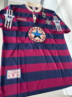 Camiseta Adidas Newcastle Retro Suplente Shearer 9 1995 1996 - Roda Indumentaria
