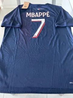 Camiseta Nike Vaporknit PSG Titular Mbappe 7 2023 2024 Match #SALE