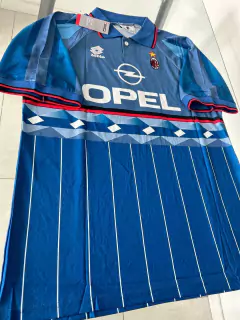 Camiseta adidas Milan Retro Suplente Azul 1995 1996 Maldini #3 en internet