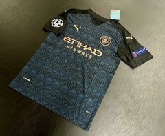 Camiseta Puma Retro Manchester City Suplente Negra Kun Aguero 10 2020 2021 - comprar online