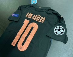 Imagen de Camiseta Puma Retro Manchester City Suplente Negra Kun Aguero 10 2020 2021