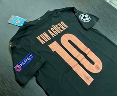 Camiseta Puma Retro Manchester City Suplente Negra Kun Aguero 10 2020 2021