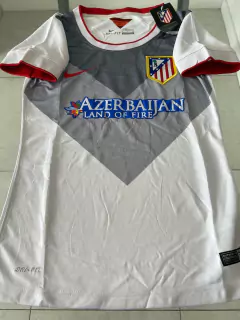 Camiseta Nike Atletico Madrid Retro Gris 2014 2015 2015 Mujer #SALE