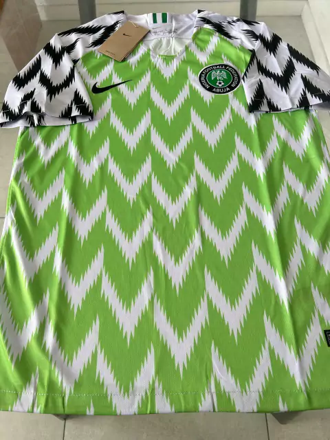 Camiseta Nike Nigeria Retro Blanca Suplente 2018
