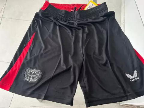 Short Castore Bayer Leverkusen Negro 2024 2025