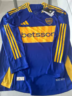 Camiseta Adidas HeatRdy Boca Manga Larga Titular 2024 2025 Match #SALE
