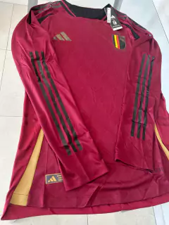 Camiseta Adidas HeatRdy Belgica Manga Larga Titular 2024 2025 Match en internet